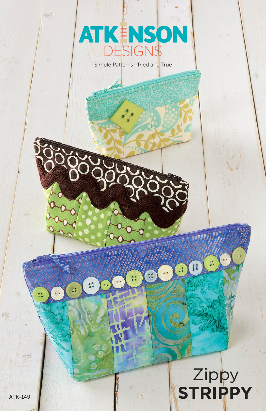 Zippy Strippy Pattern – Atkinson Designs