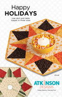 Happy Holidays Tree Skirt & Table Topper Pattern